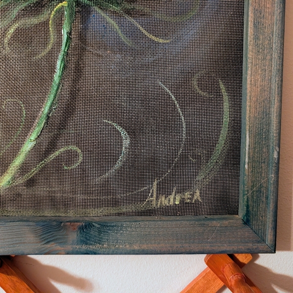 Welcome Hummingbird & Hydrangea Wall Art - Picture 3 of 3